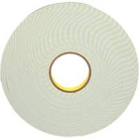 Double-Coated Foam Tape, 33 m (108') L x 25.4 mm (1") W, 62 mils, Urethane NRZ Safety Inc.