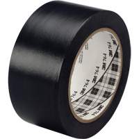 Ruban en vinyle pour travaux g&eacute;n&eacute;raux 764, 25,4 mm (1") la x 32,9 m (108') lo, 5 mils, Noir NRZ Safety Inc.