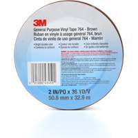 Ruban en vinyle pour travaux g&eacute;n&eacute;raux 764, 50,8 mm (2") la x 32,9 m (108') lo, 5 mils, Brun NRZ Safety Inc.