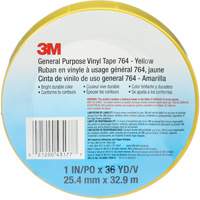 Ruban en vinyle pour travaux g&eacute;n&eacute;raux 764, 25,4 mm (1") la x 32,9 m (108') lo, 5 mils, Jaune NRZ Safety Inc.