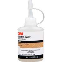 Scotch-Weld Instant Adhesive CA4, Clear, Bottle, 1 oz. NRZ Safety Inc.