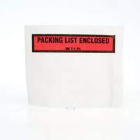 Packing List Envelope, 5-1/2" L x 4-1/2" W, Endloading Style NRZ Safety Inc.