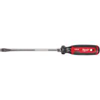 Slotted Screwdriver, 3/8" Tip, Round, 330 mm L, Cushion Grip Handle NRZ Safety Inc.