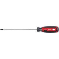 Cabinet Screwdriver, 3/16" Tip, Round, 254 mm L, Cushion Grip Handle NRZ Safety Inc.