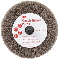 Disque de tronçonnage et de polissage Scotch-Brite Roloc, Oxyde d'aluminium, Grain Moyen, 3" x 1-3/8" x 1/4" NRZ Safety Inc.