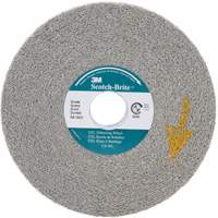 Meules d'&eacute;barbage EXL Scotch-Brite, 6" x 1", Arbre de 1", Oxyde d'aluminium NRZ Safety Inc.