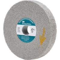 Meules d'&eacute;barbage EXL Scotch-Brite, 6" x 1", Arbre de 1", Oxyde d'aluminium NRZ Safety Inc.