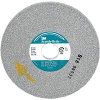 Meule d'&eacute;barbage EXL Scotch-Brite, 6" x 1/2", Arbre de 1", Oxyde d'aluminium NRZ Safety Inc.