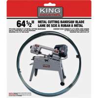 Bandsaw Metal Blade, Carbon Steel, 64-1/2" L x 1/2" W x 0.025" Thick, 24 TPI NRZ Safety Inc.