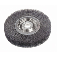 Brosses rotatives &agrave; fils cr&ecirc;p&eacute;s - Face large, 6" dia., Fils 0,0118", Arbre 2" NRZ Safety Inc.