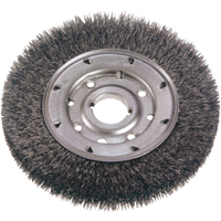 Brosses rotatives &agrave; fils cr&ecirc;p&eacute;s - Face &eacute;troite, 6" dia., Fils 0,014", Arbre 1-1/4" NRZ Safety Inc.