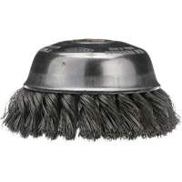 Knotted Cup Brush, 4" Dia. x 5/8"-11 Arbor NRZ Safety Inc.