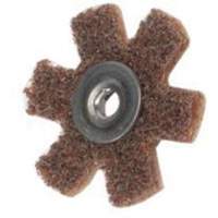Disque abrasif en forme d'&eacute;toile pour pr&eacute;paration de surface Abrasotex , 1-1/2" dia., Grain Cors&eacute;, Oxyde d'aluminium NRZ Safety Inc.