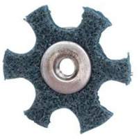 Disque abrasif en forme d'&eacute;toile pour pr&eacute;paration de surface Abrasotex , 3" dia., Grain Tr&egrave;s fin, Oxyde d'aluminium NRZ Safety Inc.