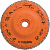 Disque &agrave; lamelles Enduro-Flex, 4-1/2" x 5/8"-11, Type 27, Grain 120, Alumine de zirconium NRZ Safety Inc.