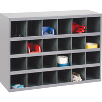 Armoires pour bacs de rangement en acier, 33-3/4" la x 12" p x 23-7/8" h, Gris NRZ Safety Inc.