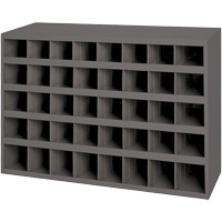 Armoires pour bacs de rangement en acier, 33-3/4" la x 8-1/2" p x 22-1/4" h, Gris NRZ Safety Inc.