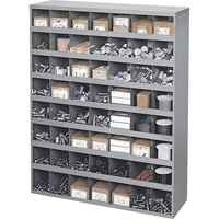 Armoires pour bacs de rangement en acier, 33-3/4" la x 12" p x 42" h, Gris NRZ Safety Inc.