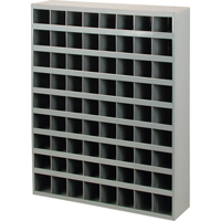 Armoires pour bacs de rangement en acier, 33-3/4" la x 8-1/2" p x 42" h, Gris NRZ Safety Inc.
