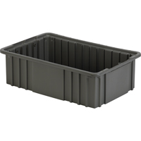 Divider Box, Polyethylene, 16.5" W x 10.9" D x 5" H, Grey NRZ Safety Inc.