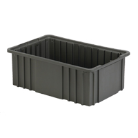 Divider Box, Polyethylene, 15.5" W x 9.9" D x 6" H, Grey NRZ Safety Inc.