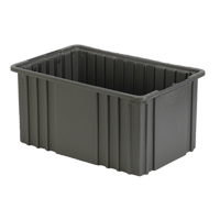 Divider Box, Polyethylene, 15.5" W x 9.9" D x 8" H, Grey NRZ Safety Inc.