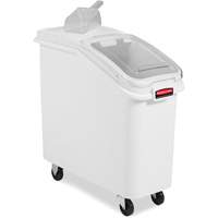 Mobile Ingredient Bins with Sliding Lid, 2.75 cu. ft. Capacity, 28" H x 13-13/100" W x 29-1/4" D NRZ Safety Inc.
