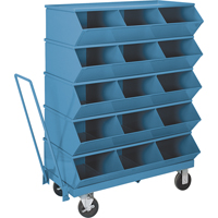 Bacs sectionnels superposables Stackbin - Chariots NRZ Safety Inc.