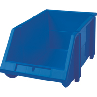 Stack & Hang Bin, 5-7/8" W x 4-11/16" H x 9-13/16" D, Blue NRZ Safety Inc.