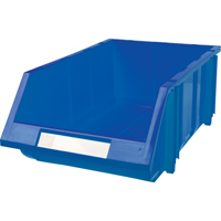 Stack & Hang Bin, 11-13/16" W x 7" H x 17-11/16" D, Blue NRZ Safety Inc.