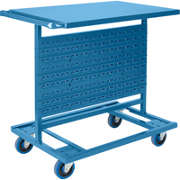 Bin Carts - Cart Only, Double-sided, 24" W x 38-1/2" D x 36-1/2" H NRZ Safety Inc.