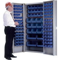 Deep-Door Combination Cabinet, 38" W x 24" D x 72" H, 36 Shelves NRZ Safety Inc.