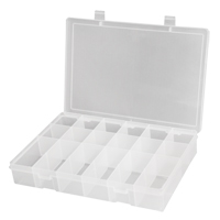 Boîtes &agrave; compartiments compactes en polypropyl&egrave;ne, 11" la x 6-3/4" p x 1-3/4" h, 18 compartiments NRZ Safety Inc.