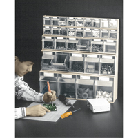 Tip-Out Bins Modular Storage System, 23-5/8" W x 2-1/2" D x 3-1/8" H, 9 Drawers NRZ Safety Inc.