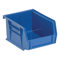 Ultra Stack & Hang Bin, 4-1/8" W x 3" H x 5-3/8" D, Blue NRZ Safety Inc.