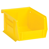 Ultra Stack & Hang Bin, 4-1/8" W x 3" H x 5-3/8" D, Yellow NRZ Safety Inc.