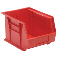 Bacs ultra empilable & suspendable, 8-1/4" la, 7" h x 10-3/4" p, Rouge NRZ Safety Inc.