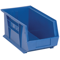 Ultra Stack & Hang Bin, 8-1/4" W x 7" H x 14-3/4" D, Blue NRZ Safety Inc.