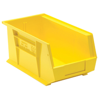 Ultra Stack & Hang Bin, 8-1/4" W x 7" H x 14-3/4" D, Yellow NRZ Safety Inc.
