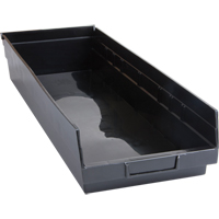 Recycled Shelf Bins, 8-1/8" W x 23-5/8" D x 4" H, 50 lbs. Capacity NRZ Safety Inc.