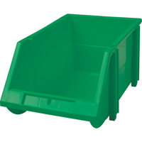 Stack & Hang Bin, 5-7/8" W x 4-11/16" H x 9-13/16" D, Green NRZ Safety Inc.