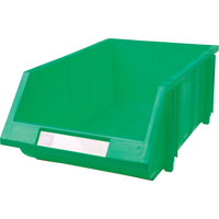 Stack & Hang Bin, 11-13/16" W x 7" H x 17-11/16" D, Green NRZ Safety Inc.
