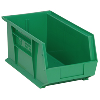 Ultra Stack & Hang Bin, 8-1/4" W x 7" H x 14-3/4" D, Green NRZ Safety Inc.