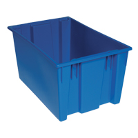Contenants Stack & Nest, 15" x 29,5" x 19,5", Bleu NRZ Safety Inc.
