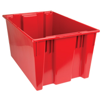 Contenants Stack & Nest, 15" x 29,5" x 19,5", Rouge NRZ Safety Inc.