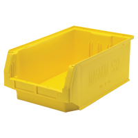 Contenants g&eacute;ants empilables, 12,375" la x 19,75" p x 7,875" h, Jaune NRZ Safety Inc.