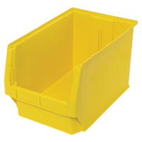 Contenants g&eacute;ants empilables, 12,375" la x 19,75" p x 11,875" h, Jaune NRZ Safety Inc.