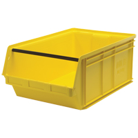 Giant Stacking Containers, 18.375" W x 29" D x 11.875" H, Yellow NRZ Safety Inc.