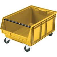 Bac g&eacute;ant empilable et mobile, 11-7/8" ha x 18-3/8" la x 29" p, Capacit&eacute; de 150 lb, Jaune NRZ Safety Inc.