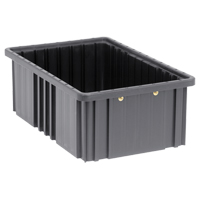 Bacs divisibles conducteurs, Polypropyl&egrave;ne, 10-7/8" la x 16-1/2" p x 6" h, Noir NRZ Safety Inc.